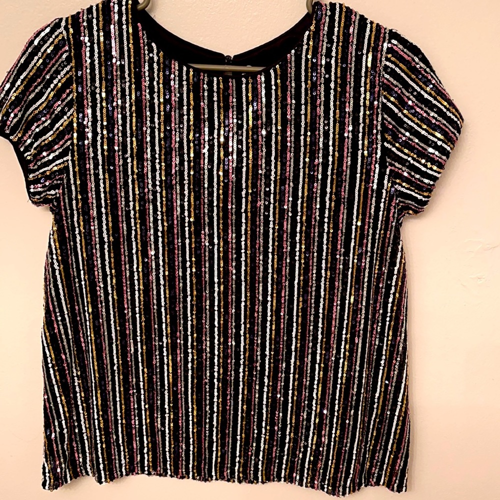 Girls sequin party/ holiday top